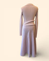 Beatrice B pink jersey/satin dress Size Small