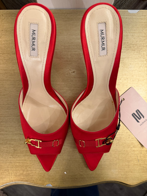 Murmur red silk mulessize 40