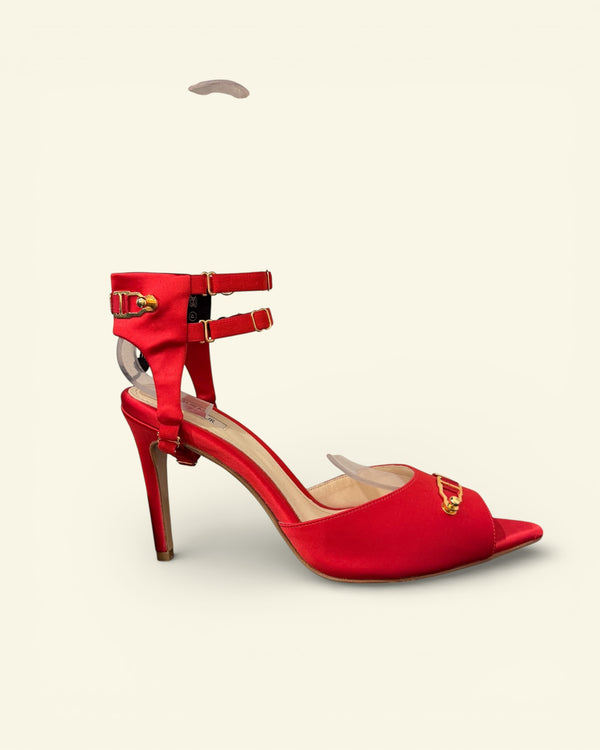 Murmur red silk mulessize 40