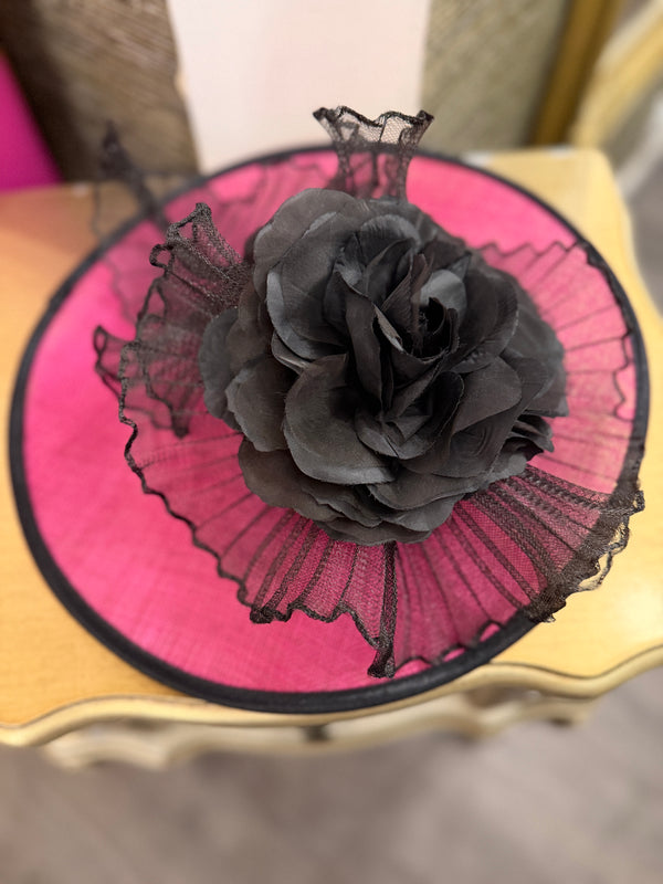 Pink & Black hat