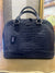 Osprey Navy Croc Kelly Bag