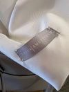 Smaak Pale Grey leather laptop work handbag