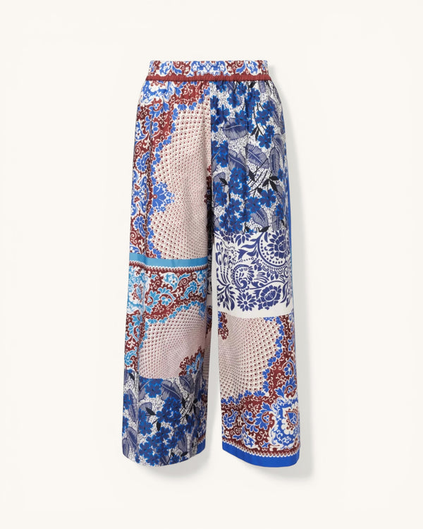 MAXMARA weekend blue wide trousers size 14