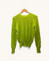Daniele Fiesoli Lime 100% merino knit size small