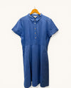 Brora Blue Linen Shirt Dress – Size 16