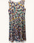 Caroline Charles floral 100% silk dress size 16