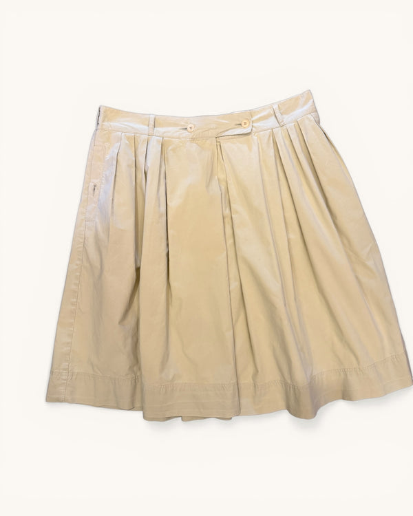 MHL Beige 100% cotton skirt size Large