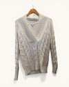 Reiss white knit size XS
