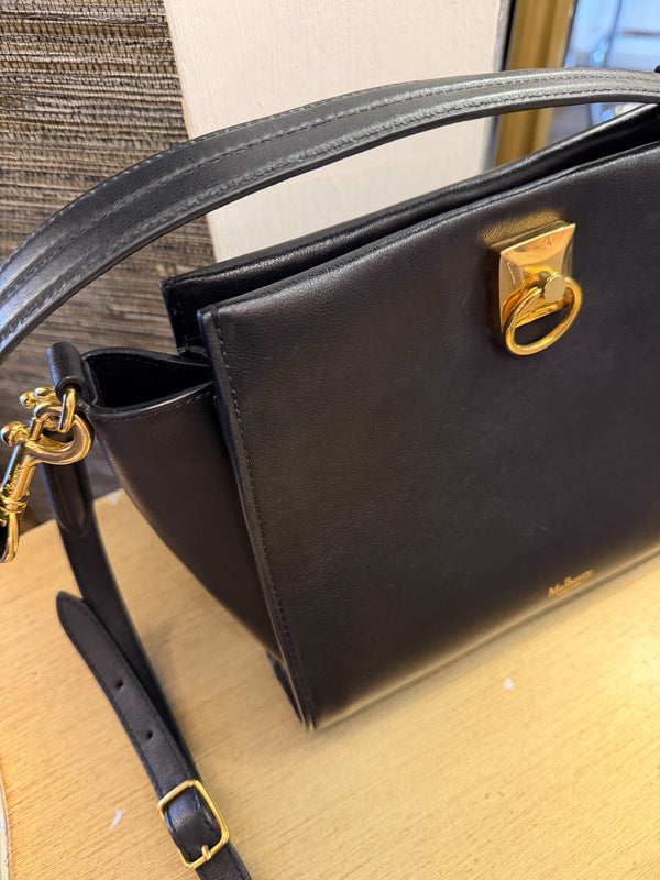Mulberry Iris shoulder handbag smooth calf black