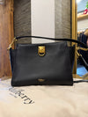 Mulberry Iris Black smooth leather handbag