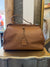 Prada Madras Cerniera Frame Doctor's Bag — Camel Leather