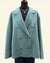 IBlues soft duck egg blue wool jacket size 14