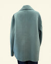 IBlues soft duck egg blue wool jacket size 14