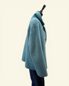 IBlues soft duck egg blue wool jacket size 14