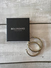 Bolongaro Gold plated hoop earrings