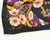 Nina Ricci black floral silk scarf