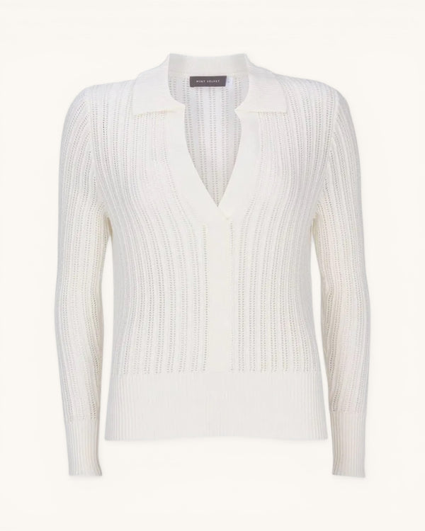 Mint velvet white knit Size Medium