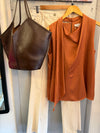 Reiss Rust Sleeveless Top – Size 10