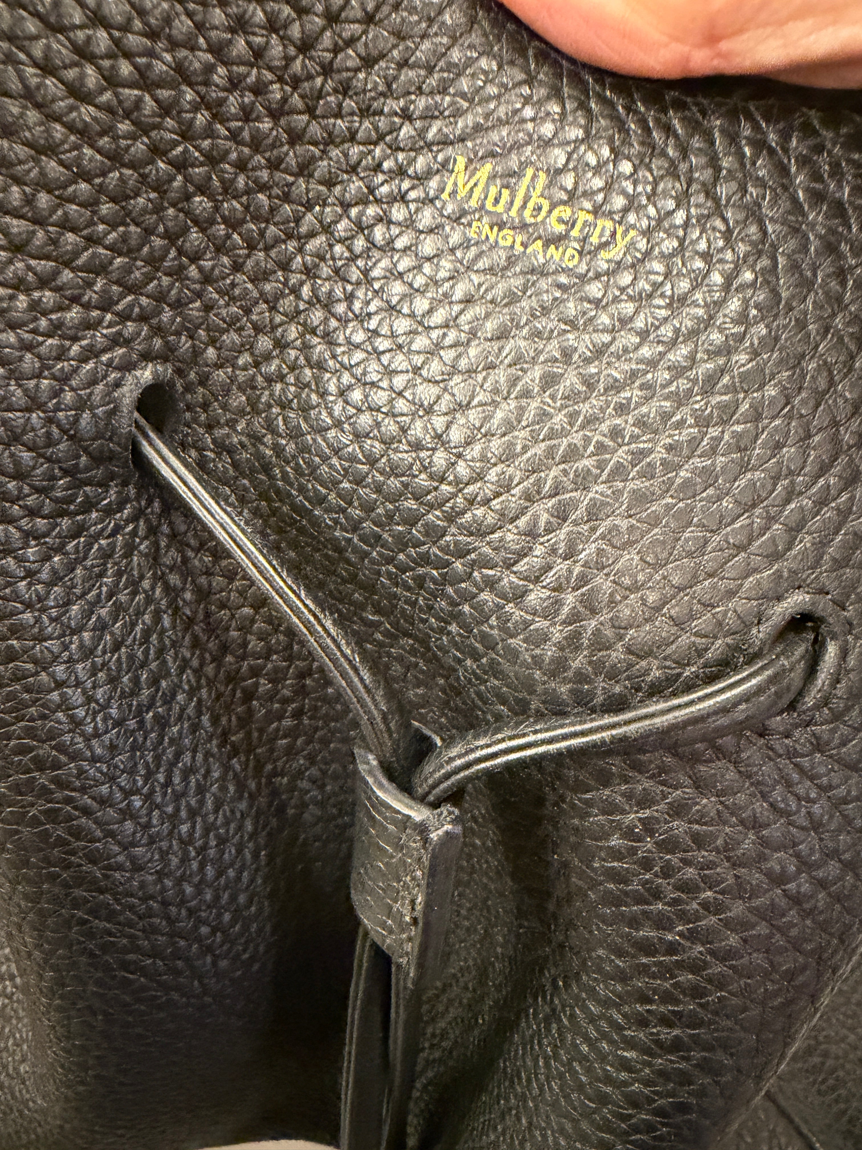 Mulberry Small Millie black grained leather – Mint of Hertford