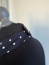 Odd muse Navy polka dot dress XS AP
