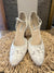 Lk Bennett white espadrilles size 41