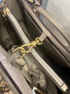 Ralph Lauren taupe stefano leather handbag