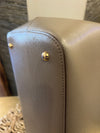 Ralph Lauren taupe stefano leather handbag