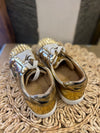 Louboutin gold trainers size 38