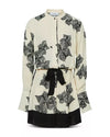 Reiss cream/black dress 12