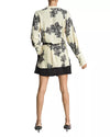 Reiss cream/black dress 12