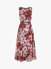 Hobbs navy/pink dress Size 12