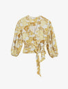 Ted Baker yellow blouse size 12