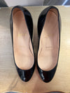 Black patent louboutin shoes 5.5