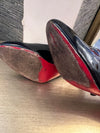 Black patent louboutin shoes 5.5