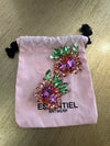 Essential Antwerp multi coloured clip on earrings