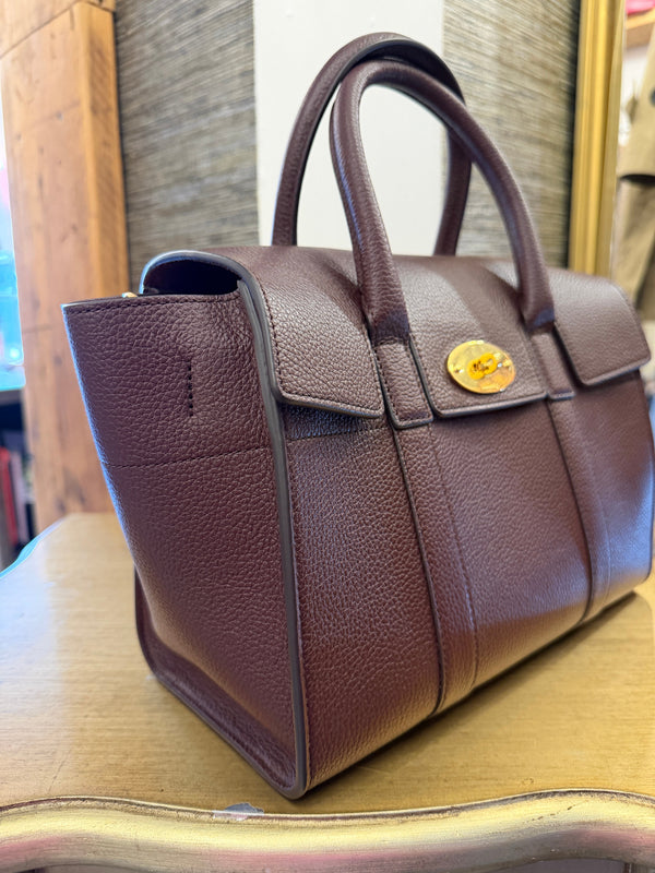 Mulberry small oxblood bayswater