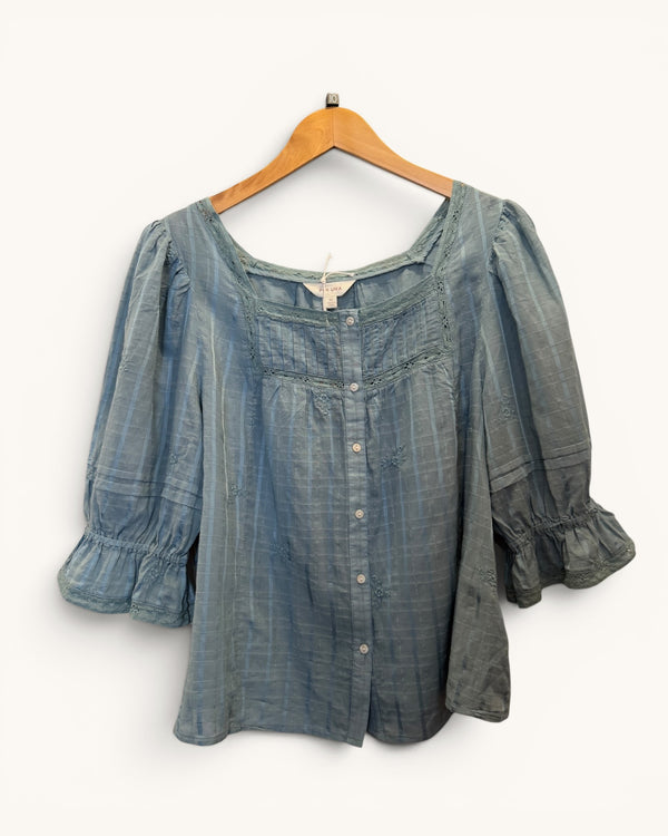 Per una blue blouse Size 10