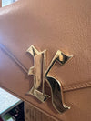 Christopher Kane tan leather handbag