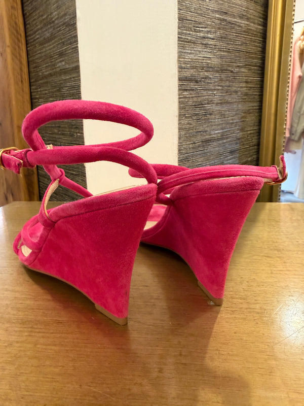 Reiss pink wedges