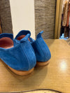 La Cora Blue suede loafers size 40