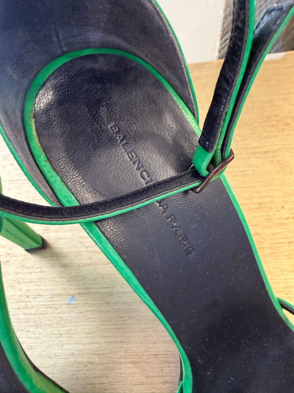 Green balengiaca sandals 6