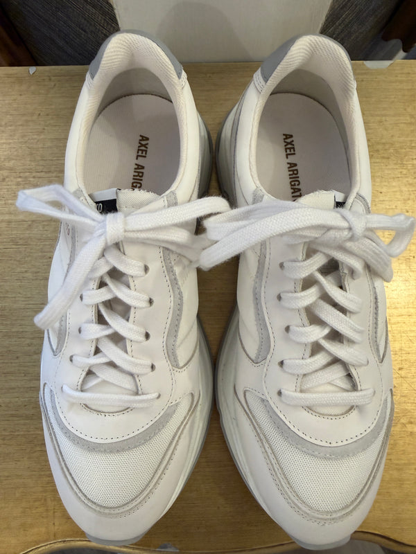 Arigato rush white trainers 6.5