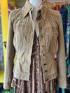 Dolce and gabana camel cord jacket size 40