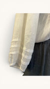 Jaeger white linen blouse size Large