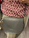 Maison Heritage grey leather handbag