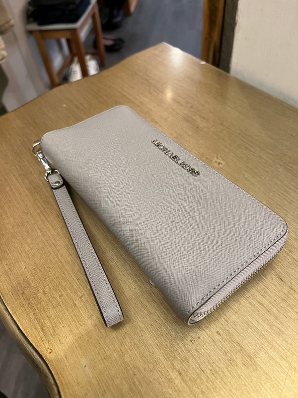 Michael kors grey long purse