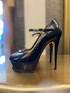 YSL Black patent shoes 35.5