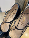 YSL Black patent shoes 35.5