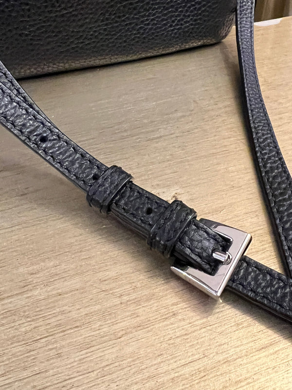 Osprey black across body handbag