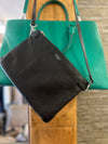 Osprey black across body handbag